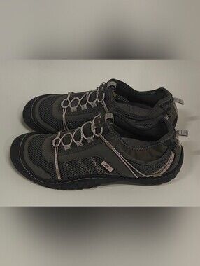 JBU Wyoming Trail Shoes Womens 9.5 Gray Vegan Water Ready Lightweight Sneaker